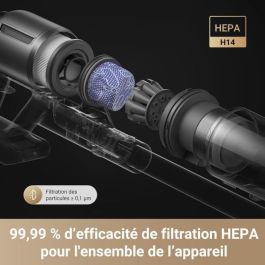Dreame DRE6976233677231 Aspirador Escoba Inalámbrico Z30, Potencia 310 AW, 90 Min Autonomía, Detección de Polvo