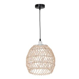 Lámpara Colgante Ratán Jacqueline E27 Diseño Natural Cable Regulable para Hogar y Espacios Comerciales SKD-26-9_15 Precio: 29.58999945. SKU: B1DZW2QS3Q