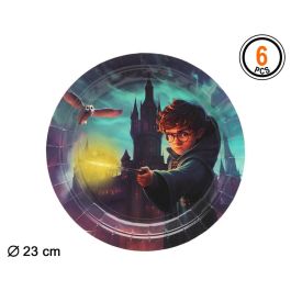 Platos de Cartón Mago y Castillo 23 cm para Fiestas de Cumpleaños Mágicas, 6 Unidades Precio: 1.49999949. SKU: B1G8RKFC6L