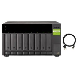 Qnap Servidor NAS TL-D800C 8 Bahías, Unidad de Disco Duro, SATA 6 Gb/s, USB 3.2 Gen 2 Qnap Servidor NAS TL-D800C 8 Bahías, Unidad de Disco Duro, SATA 6 Gb/s, USB 3.2 Gen 2