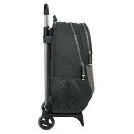 Mochila Escolar con Ruedas Real Madrid C.F. Gris 32 x 44 x 16 cm