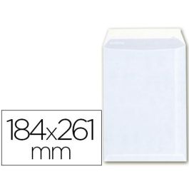 Sobre Liderpapel Bolsa A-6 Offset Blanco 100 gr 184x261 mm Con Tira De Silicona Caja De 250 Unidades