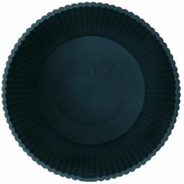 Elho ELH8711904494407 Maceta Redonda de Plástico Negra para Flores Ø45 cm