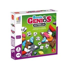 Juego batalla de genios estrellas. ¡desafíos más difíciles! 22 piezas de madera, 14 piezas bloqueadoras 7 dados, 2 tableros, reglas de juego. Precio: 25.4999998. SKU: B14JYXFQRB