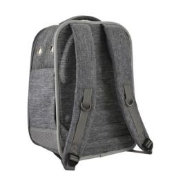 Nayeco Mochila Con Ventana Gris 30x23x43 cm