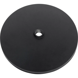 SBG Soporte de Micrófono Recto de Suelo con Base Redonda 30cm | Altura Ajustable 889-1625mm | Acero Negro