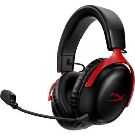 HP HyperX Cloud III Wireless Gaming Headset, 120h Batería, Audio Espacial DTS Headphone:X, Drivers 53mm, Multiplataforma PC/PS5/Switch