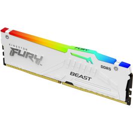 Kingston FURY Beast 32GB (2x16GB) 6000MT/s DDR5 CL36 DIMM Kit de 2 White RGB EXPO