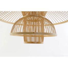 DKD Home Decor Lampara Techo Balines Bambu Natural 50 x 50 x 37 cm