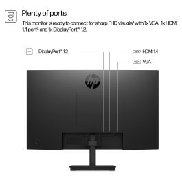 HP Monitor Series 3 PRO 324PF / 23,8" / FHD / VGA-HDMI-DisplayPort