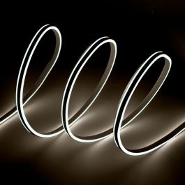 HO Tira LED Manguera Neon Flex 6W 220VAC 8x18mm Doble 120xSMD2835 6W/M x1M 40.000H [HO-NSPVC8x16DOY220G]