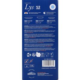 Duralex Vajilla Marine Lys 12 piezas, Platos Llano 23.5 cm, Hondo 19.5 cm, Postre 19 cm (2 Unidades)