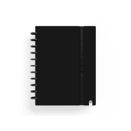 Carchivo Cuaderno Ingeniox Foam A4 80 Hojas Rayado Horizontal Negro