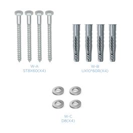 Tooq Soporte Techo LPCE1170TSLI para Pantallas de 37" a 70", Carga Máxima 50 kg, Negro