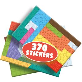 Ses Creative Aprendo a pegar y reconocer formas. Kit de manualidades con pegatinas, 5 rollos de cinta adhesiva y 24 cartas de animales