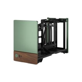 Fractal Design Terra FD-C-TER1N-03 Small Form Factor (SFF) Verde, Compatible con Mini-ITX, Aluminio y Nuez