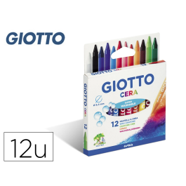 Giotto Lápices de Cera Caja de 12 Colores Surtidos Lavables Precio: 2.95000057. SKU: B1EMRY8TV8