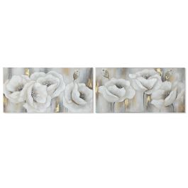 Cuadro Tradicional DKD Home Decor Blanco Gris 3 x 60 x 120 cm (2 Unidades) Precio: 90.49999948. SKU: B18FMVJ7Y6
