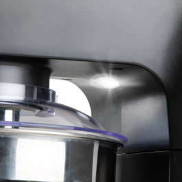 DOMO Batidora de Pie Multifunción 1200W 4,5L 8 Velocidades + Pulse Gris/Negro