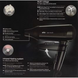 Secador de Pelo Braun BRHD350E Secador de Pelo Braun BRHD350E