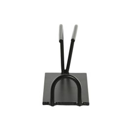 DKD Home Decor Soporte Incienso Arabe Quemador Palo Santo Negro Hierro 4 Unidades 6 x 8.5 x 11.5 cm