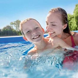 Intex Piscina Easy Set Redonda 305x76cm 3853L con Depuradora para Niños y Adultos