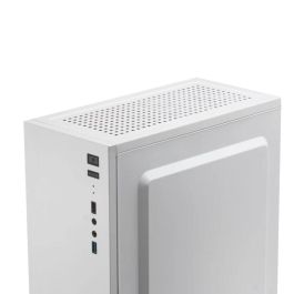 Mars Gaming Caja Ordenador MC100W Blanco con Ventana Lateral y Ventilador FRGB