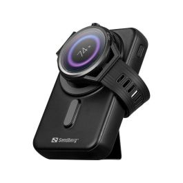 Sandberg Powerbank Batería Externa 10000mAh Magnético MagSafe para iPhone Carga Inalámbrica Qi Rápida 22.5W USB-C Pantalla LCD