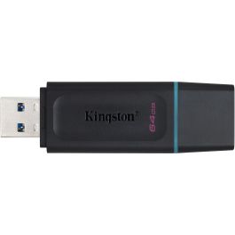 Kingston DataTraveler Exodia 2 Piezas - Memoria Flash USB 3.2 Gen 1 (Black + Teal) - Almacenamiento portátil de 256GB