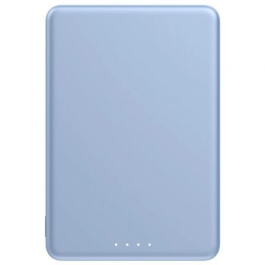 Xiaomi Super Slim Magnetic Power Bank 5000mAh WPB0507S, Batería Externa Carga Inalámbrica Magnética 15W y USB-C 22.5W, Ultracompacta, Azul, Incluye Cable USB-C