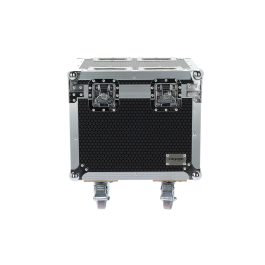 Algamlight Flight Case para 2 Blinder FL600V-IP CW WWA con Ruedas y Compartimento