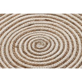 DKD Home Decor Alfombra Infantil Colección Leon Pompon, Algodón y Seagrass, Natural Multicolor, 90x90 cm (2 Unidades) DKD Home Decor Alfombra Infantil Colección Leon Pompon, Algodón y Seagrass, Natural Multicolor, 90x90 cm (2 Unidades)