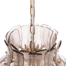 Lámpara Techo Gris Cristal Iluminación 53 X 53 X 76 cm