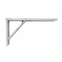 Fepre Escuadra de acero plegable Abat-table blanco 30x52 cm, alta resistencia, 300kg Fepre Escuadra de acero plegable Abat-table blanco 30x52 cm, alta resistencia, 300kg