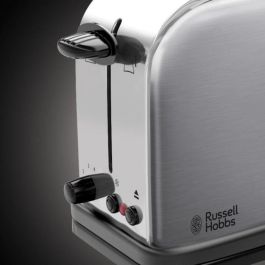 Tostador Russell Hobbs 21396-56 con ranura alargada, regulador de tueste y función para pan congelado Tostador Russell Hobbs 21396-56 con ranura alargada, regulador de tueste y función para pan congelado