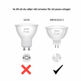 Philips Hue AAANL79839 Bombilla Conectada MR16 Luz Blanca Compatible Bluetooth con App y Voz