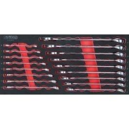 KS TOOLS 713.2017 Módulo de llaves combinadas Ultimate para carro taller, 17 llaves de 6-22 mm, Tamaño 1/3 Precio: 129.88999947. SKU: B1FSVTBPF4