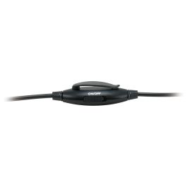Equip 245304 Auriculares Diadema para Oficina con Micrófono Boom y Conector Jack 3.5 mm, Negro