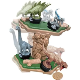 Epoch Games Juego de Equilibrio Jurassic World Island Quake - Juego de Acción y Habilidad con 4 Dinosaurios para Niños +4 Años