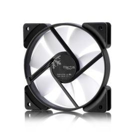 Fractal Design Ventilador Prisma AL-12 PWM 12cm Negro Blanco Iluminación LED PWM para Carcasa de Ordenador