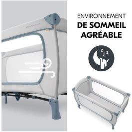 HAUCK SLEEP N PLAY GO PLUS Cuna de viaje plegable con ruedas, 60 x 120 cm, desde el nacimiento, Azul polvoriento