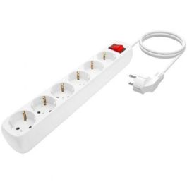 Aisens Regleta de Enchufes 6 Tomas con Interruptor, Cable 1.4M, Blanco Aisens Regleta de Enchufes 6 Tomas con Interruptor, Cable 1.4M, Blanco