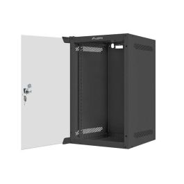 Lanberg WF10-2309-10B Armario Rack 9 Unidades 280x310 mm, Bastidor de Pared, Acero, Negro, Capacidad 20 kg