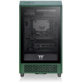Thermaltake The Tower 200 TG Dark Green Mini Tower PC Verde Oscuro Mini-ITX para Gaming con Panel de Vidrio Templado