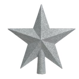 Decoris Estrella para Arbol de Navidad Plateada Purpurina 19x4,2x19cm Precio: 3.58999982. SKU: S7902047