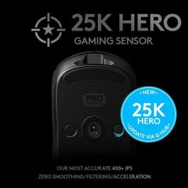 Logitech PRO Wireless Gaming Mouse, RF Wireless, Lithium Polymer (LiPo), Black Logitech PRO Wireless Gaming Mouse, RF Wireless, Lithium Polymer (LiPo), Black
