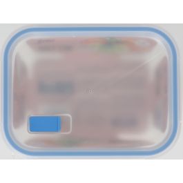 Inde Fiambrera Rectangular con Tapa Hermética "Boho" 20.5 cm x 15.5 cm x 7 cm (6 Unidades)