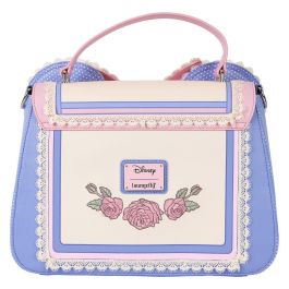 Loungefly Bolso Bandolera Floral Minnie Disney Piel Sintética con Detalles 3D y Asa Superior