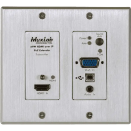 MUXLAB Transmisor HDMI/VGA 4K Wallplate MUXLAB Precio: 932.356425. SKU: B1DHSGXE2F