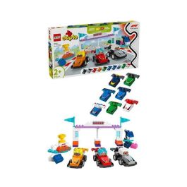 Juego de construccion coches de carreras y pilotos del equipo de f1 lego duplo. Juego de construccion coches de carreras y pilotos del equipo de f1 lego duplo.
